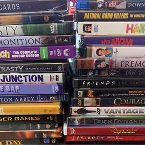 Lot of 28 Movies and TV shows.  Some NIB!